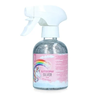 Immagine di Lucky Horse Spray glitter oro unicorno 250 ml Argento