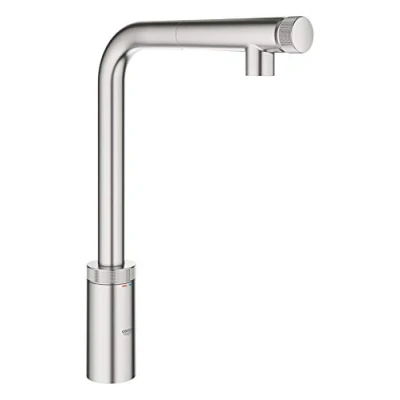 Immagine di GROHE 31613DC0 Miscelatore per Lavello, Argento (Super Steel)