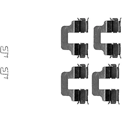 Immagine di HELLA 8DZ 355 202 781 Kit accessori, Pastiglia freno ALFA ROMEO: Giulietta Hatchback, MiTo, 147, FIAT: Panda II Punto Hatchback