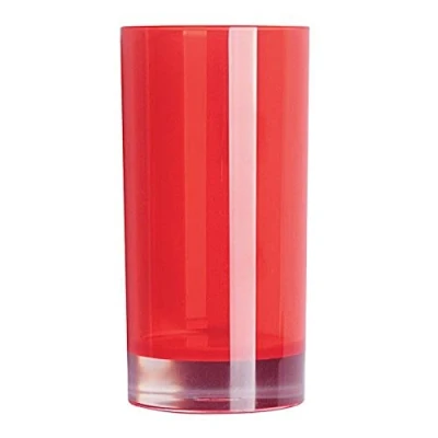 Immagine di Excelsa Linea Bagno Bicchiere Portaspazzolini, Rosso, 6.3 x 13 cm