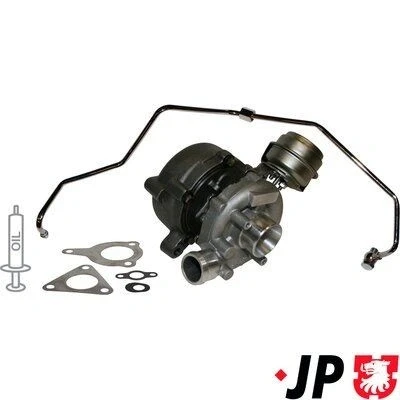 Immagine di JP GROUP 1117801310 Turbina Turbocompressore a gas scarico incl. Kit guarnizioni, con condotto afflusso olio AUDI: A4 B7 Avant, A6 C5 Avant