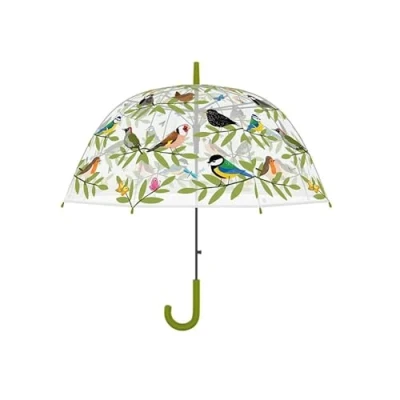 Immagine di Esschert Design Uccelli ombrello transp., bianco