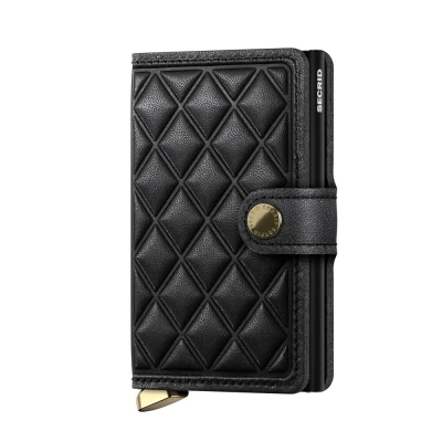 Immagine di Secrid Miniwallet Emboss Diamond Black Incisione gratuita