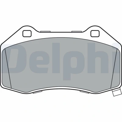 Immagine di DELPHI LP3388 Kit pastiglie freno con segnalatore acustico usura lamierino anticigolío senza accessori MAZDA: MX 5 IV, FIAT: 124 Spider