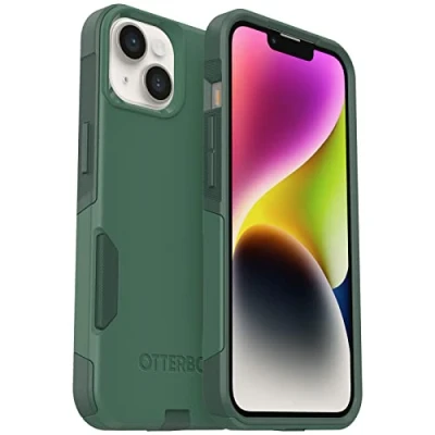 Immagine di OtterBox Trees Company Custodia per iPhone 14 e 13 Serie Commuter (Verde), Sottile Resistente, Tascabile, con Protezione Le Porte