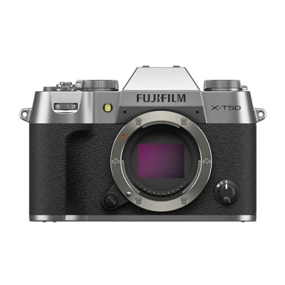 Immagine di Fujifilm X T50 Fotocamera Digitale Mirrorless 40MP, Sensore Trans CMOS 5 HR, Stabilizzatore IBIS, Filmati 6.2K 30p, Mirino EVF, Schermo LCD 3&quot; tiltabile, Argento