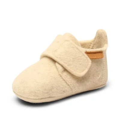 Immagine di Bisgaard Baby Wool, First Walker Shoe Unisex Bambini, Crema, 19 EU