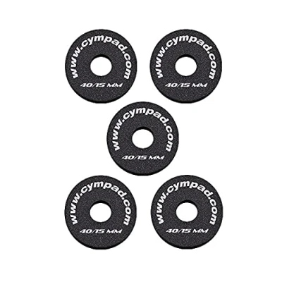 Immagine di Ottimizzatore per Piatti Cympad 40x15mm Nero, confezione 5 pezzi OS15/5