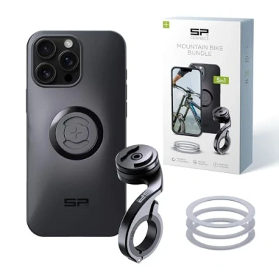 Immagine di SP CONNECT Mountain Bike Bundle SPC+ Compatibile con iPhone 16 Pro Max Supporto per cellulare MTB Gadget