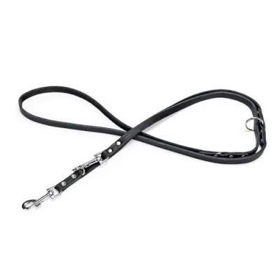Immagine di Karlie Guinzaglio Rondo, rivettato, lunghezza 200 cm, larghezza 12 mm, nero