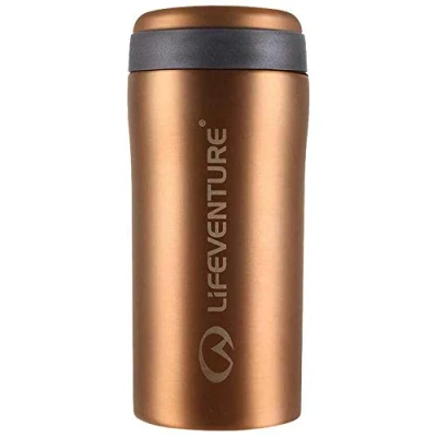 Immagine di Lifeventure tazza termica, a tenuta stagna e sottovuoto, riutilizzabile, da viaggio, 300 ml, rame