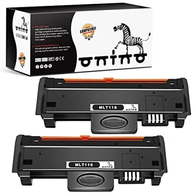 Immagine di onino MLT D116L Compatibile Cartuccia Toner Sostituzione per Samsung D116S Xpress M2625D M2675F M2675FN M2825DW M2825ND M2835DW M2875FW M2875FD M2885FW (Nero, 2 Pezzi)