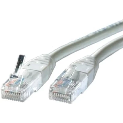 Immagine di Roline 21.15.0502 RJ45 cavo di rete, patch CAT 5e U/UTP 2.00 m Grigio 1 pz.