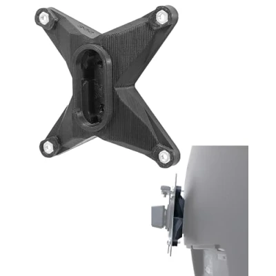 Immagine di 3IDEE Adattatore VESA compatibile con MSI Optix (G241, G241VC, MAG341CQ, G27C, G27C4, G27CQ4, G27C2, AG32C, AG32CQ) incluso set di viti 75x75mm (1 pz.)