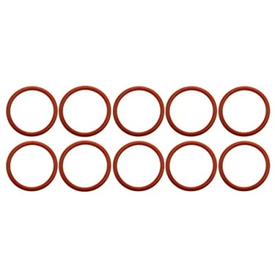 Immagine di 10 X O Ring 38 4 mm rosso silicone guarnizione interna esterno 46