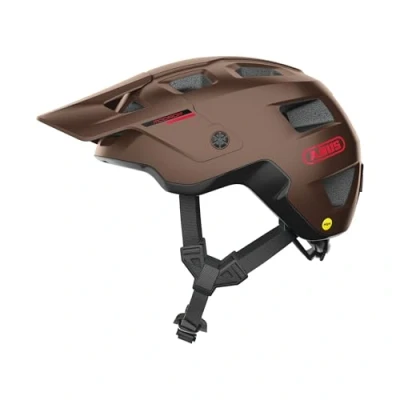 Immagine di Abus casco da MTB MoDrop MIPS robusto bici con protezione contro gli impatti volventi per mountain bike vestibilità individuale unisex marron, taglia S