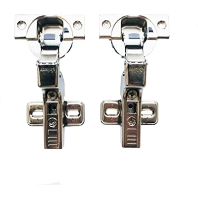 Immagine di Blum Clip Top BLUMOTION 110 Grado Battuta Interna Cerniere 71MB3750 con Chiusura Automatica Ammortizzatore Incorporato per Cucina Gabinetto Armadio Porta Fatto in Austria 2 Pezzi