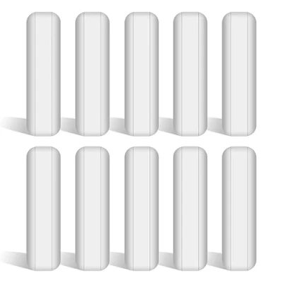 Immagine di stonylab Barra di Agitazione, Ancorette Magnetiche Rivestite in PTFE da 30 mm Mixer Bianco per Agitatori, 10 Pacchetti
