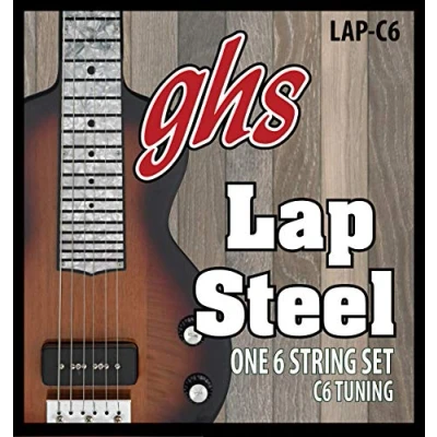 Immagine di GHS Strings Electric Lap Steel String Set (LAP C6), nichel plated C6 Tuning, 015 036
