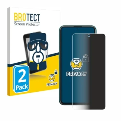 Immagine di brotect (2 Pezzi Pellicola Privacy per Nokia X10 [Anti Spy, Protettiva Chiara, Blue Light Filter]