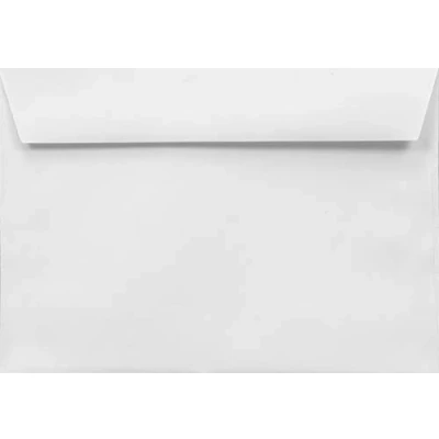 Immagine di Netuno 500 busta lettera bianca formato C5 162x229 mm 120g Amber buste bianche partecipazioni ringraziamento inviti feste taglio dritto con strip adesivo