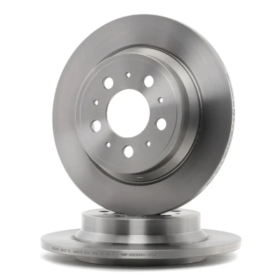 Immagine di DELPHI BG3515 Disco freno 288 12 5 pieno Oleato non trattato senza cuscinetto ruota, anello sensore ABS VOLVO: S60 I, V70 2