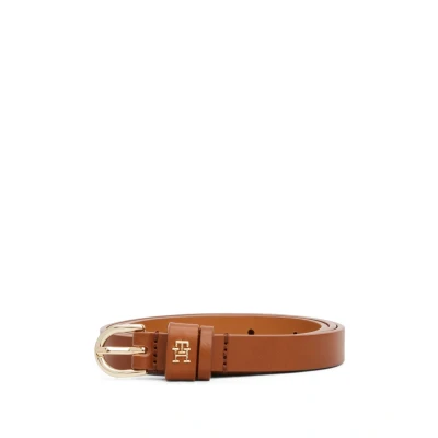 Immagine di Tommy Hilfiger Donna Cintura Essential Effortless 1,5 cm Stretta, Marrone (Cognac), 100