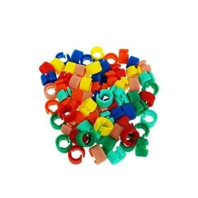 Immagine di LINKUP Cat7 30AWG Identificatore di cavo Anelli colorati 7 colori assortiti, 10 pezzi ciascuno (confezione da 70)