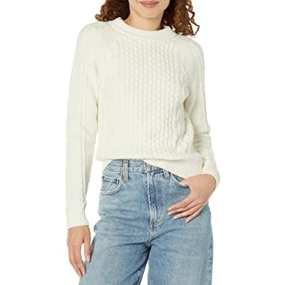 Immagine di Amazon Essentials Maglione a Trecce Donna, Bianco Guscio D&#039;uovo, XS
