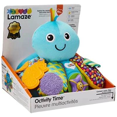 Immagine di LAMAZE Octivity Time Baby Sensory Toy, Soft Toy for Play And Discovery, Octopus Toddler Suitable from 6 Months, 1+ Year Old Boys Girls