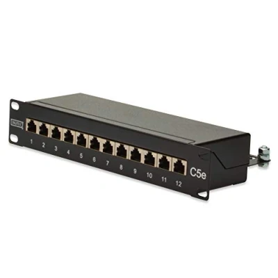 Immagine di Digitus DN 91512S 12 Porte Patchpanel di rete 254 mm (10) CAT 5e 1 U