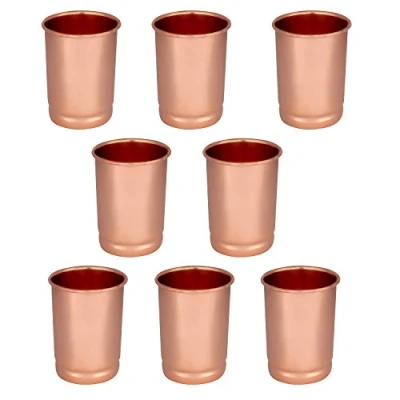 Immagine di Zap Impex Set di bicchieri in rame puro da 8