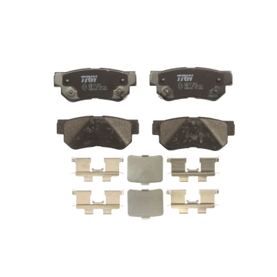 Immagine di TRW GDB3432 Kit pastiglie freno con segnalatore acustico usura accessori HYUNDAI: Getz