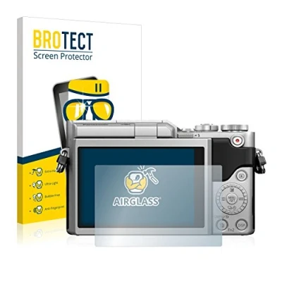 Immagine di brotect Pellicola Protettiva Vetro per Panasonic Lumix DC GX800 Protezione Schermo [Durezza Estrema 9H, Chiaro]
