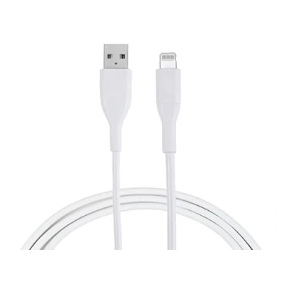 Immagine di MUTTO PVC Cavo Dati Charger USB 2.0 Lightning 1 Meter Bianco Certificato MFI Compatibile con iPhone 11&amp;12/X/X/XS/XR/8/8 Plus/7/7 Plus/6s/6s Plus/6/iPad/iPod/AirPods