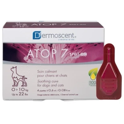 Immagine di Atop 7 spot on dogs&amp;cats 10 kg 4 pipette x 0,6 ml