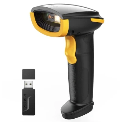 Immagine di Inateck Lettore di Codici a Barre Bluetooth, Barcode Wireless 1D 2D Portatile, 1 Ricarica 3 Mesi, Scanner con App e SDK, BCST 23