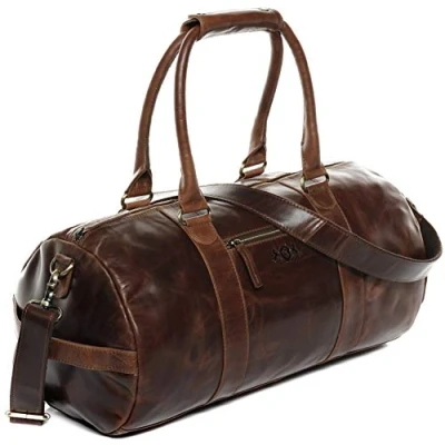 Immagine di SID &amp; VAIN Weekender Travel XL Holdall Valigia, Taglia: One Size, Braun cognac