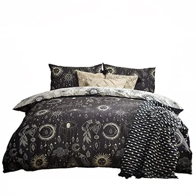 Immagine di furn. CONSTEL/D03/MUL, Set copripiumino Costellazione King, cotone, poliestere, multi