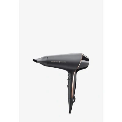 Immagine di Remington Asciugacapelli Professionale 2400 W Tecnologia OPTIheat per risultati Styling di lunga durata 3 Accessori Styling; Cura ionica; Motore AC anti crespo, Proluxe Midnight AC9140B