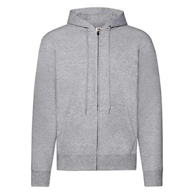 Immagine di Fruit of the Loom Classic Felpa con cappuccio Uomo, Grigio (Charcoal), Small