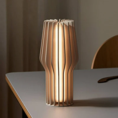 Immagine di Eva Solo Lampada da tavolo LED Radiant, beige, gomma, IP44
