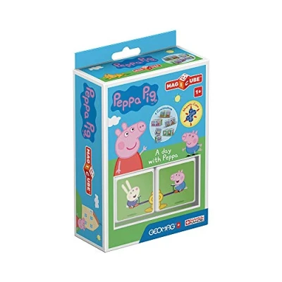 Immagine di Geomag Magicube Peppa Pig Gioco di Costruzione Magnetico, Multicolore, 048