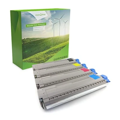 Immagine di Green2Print Toner Set, 4 cartucce 4x 10000 pagine per OKI C834, C844