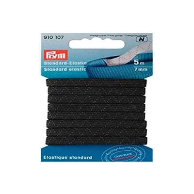 Immagine di Prym Elastico, Nero, 7 mm