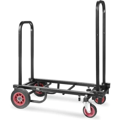 Immagine di Pyle PKEQ38 Carrello con Ruote, Portatutto Pieghevole, Robusto 8 in 1, Ruote R Trac, Espandibile da 64,14 cm a 102,24