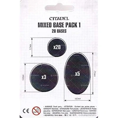Immagine di Games Workshop Warhammer Citadel Base Mista da Tavolo e Gioco in Miniatura, Colore Nero, 99079999004