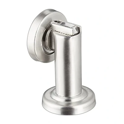 Immagine di Relaxdays Fermaporta Magnetico, Blocca Porta a Calamita, Acciaio Inossidabile, Fissaggio Pavimento &amp; Muro, argento