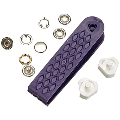 Immagine di Prym 390120, Bottoni a pressione, senza cuciture, Ø 10 mm, Argento (silber)