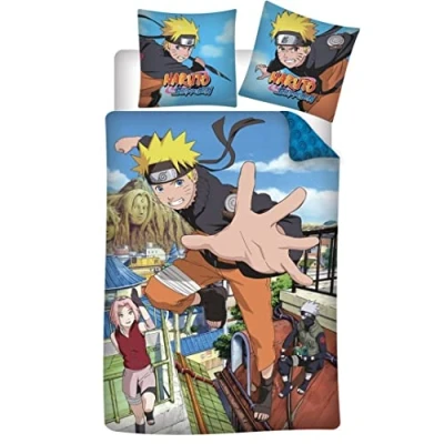 Immagine di AYMAX Naruto Shippuden Parure de Lit 140 x 200 cm &#039;100% algodón&#039;